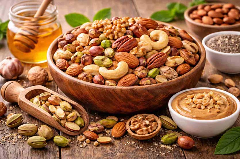 هرآنچه باید درباره خواص آجیل ها برای بدن بدانید-خواص آجیل ها برای بدن چیست و مصرف روزانه آنها چه تأثیری بر قلب، مغز، پوست و سیستم ایمنی دارد؟ با بررسی فواید آجیل ، یک قدم به سبک زندگی سالمتر نزدیک شوید.