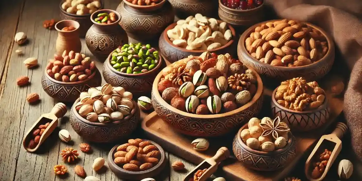 معرفی انواع آجیل خام، بوداده و شور - تفاوت آجیل خام، بوداده و شور: کدام سالم‌تر است؟مزایا،معایب و راهنمای انتخاب آگاهانه بر اساس ارزش غذایی و سلامتی.بررسی آجیل خام، بوداده و شور از نظر طبع و خواص