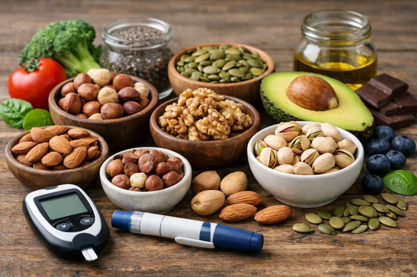 بهترین آجیل مناسب برای افراد دیابتی در رژیم روزانه|مستر پسته - آشنایی با بهترین آجیل مناسب برای افراد دیابتی، میزان مصرف مجاز و زمان مناسب استفاده از آن برای کنترل قند خون، بهبود سلامت قلب و پیشگیری از نوسانات گلوکز.