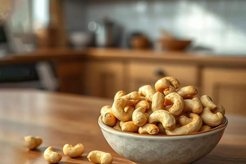 مصلحات بادام هندی؛ راز تعادل در طب سنتی- طبع بادام هندی گرم و سرد از دید طب سنتی و مصلحات آن مانند شیر و عسل برای تعادل بدن، همراه با خواص فراوان این مغز مقوی برای قلب، استخوان‌ها و تقویت حافظه.